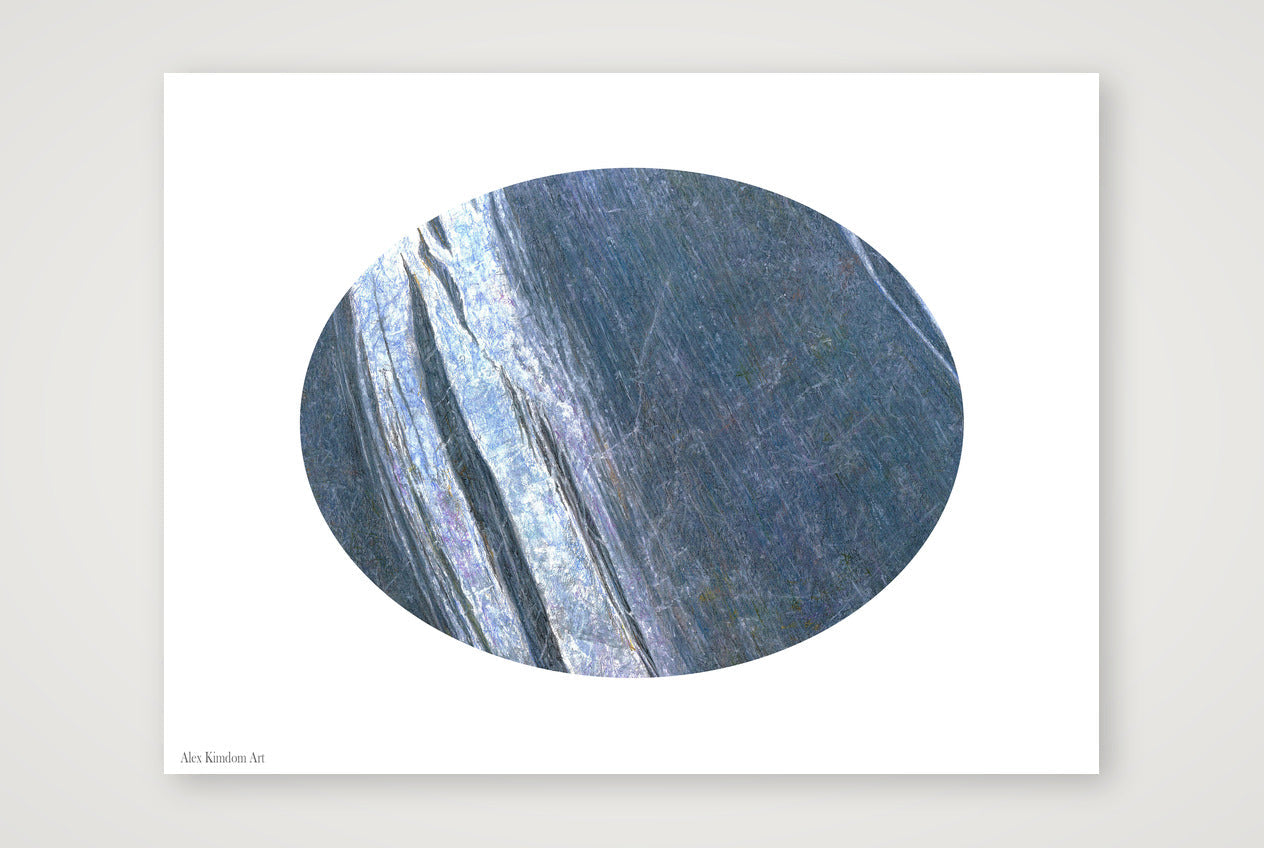 Blue Abstract 2 — 80×60cm, 31×24" Print only